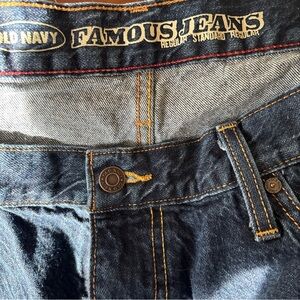 Old Navy Men's Dark Blue Straight Jeans